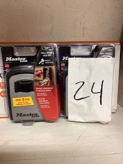 MASTER LOCK WALL MOUNT LOCK BOX  P64966 (sold 2x the money)