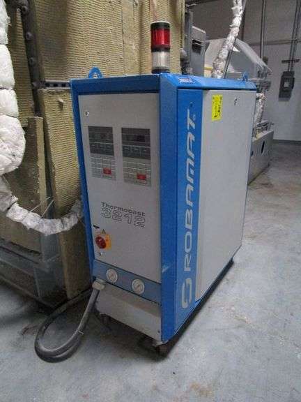ROBAMAT PORTABLE THERMMOCAST MDL 3212 DUAL ZONE HOT OIL PROCESS HEATER, 40-KW S/N 17438 480-V 60-HZ 63-AMP