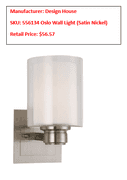 MIXED PALLET INCLUDING TOGGLE SWITCH COVERS, WALL LIGHTS, TOWEL RINGS, TOWEL BAR ETC.