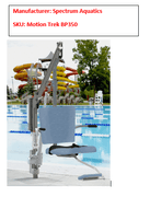 AQUATICS MOTION TREK BP350