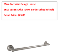 MIXED PALLET INCLUDING TOGGLE SWITCH COVERS, WALL LIGHTS, TOWEL RINGS, TOWEL BAR ETC.