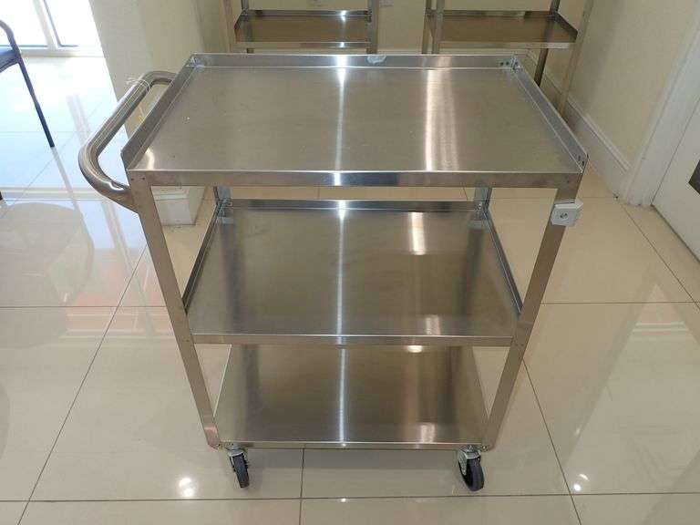 MCKESSON STAINLESS STEEL ROLLING CART