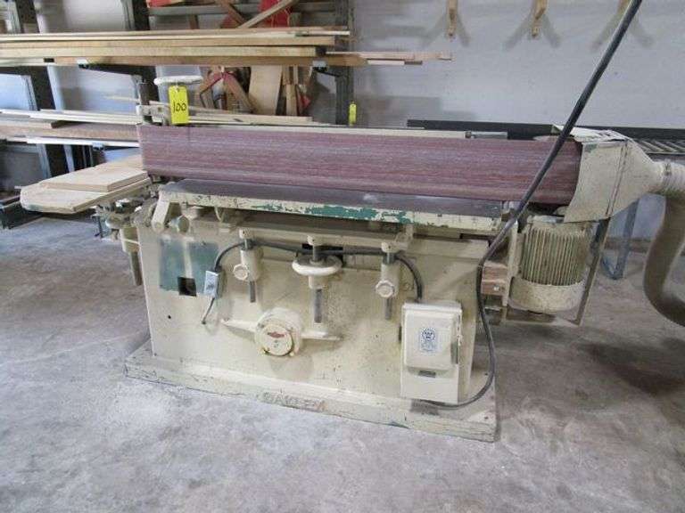OAKLEY CONTINUOUS BELT SANDER MDL. COVERED BY CUT OFF SWITCH, 230V, 60 ...