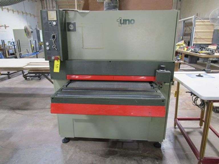 SCMI WIDE BELT SANDER MDL. UNOCS, 230V, 60 HZ, 3-PHASE, HARD WIRED