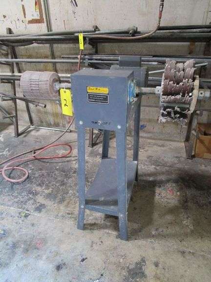 SAND-RITE DUAL HEAD BUFFER/SANDER W/BALDOR 3/4 HP MOTOR, 115V