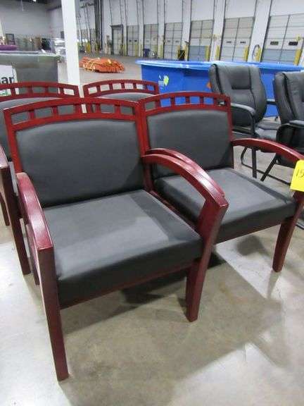 (4) STATIONARY CHAIRS