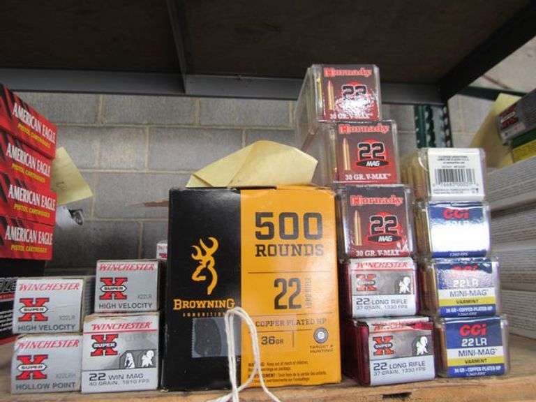 LOT, ASSORTED AMMO AS SHOWN