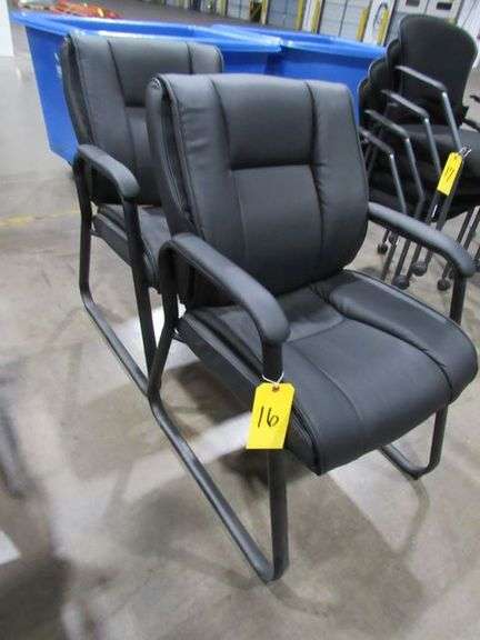 (2) STATIONARY CHAIRS