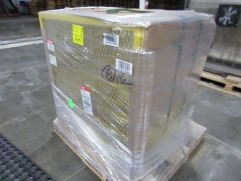 4-CYLINDER STORAGE CABINET, ULINE H-2571