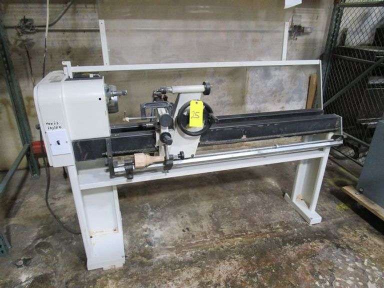 MINI MAX WOOD LATHE MDL. T7124, 230V, 60 HZ, 3-PHASE, HARD WIRED