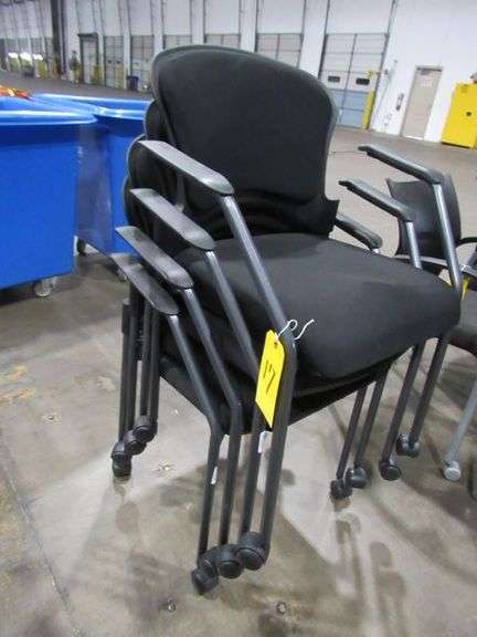(4) PORTABLE STACKABLE CHAIRS