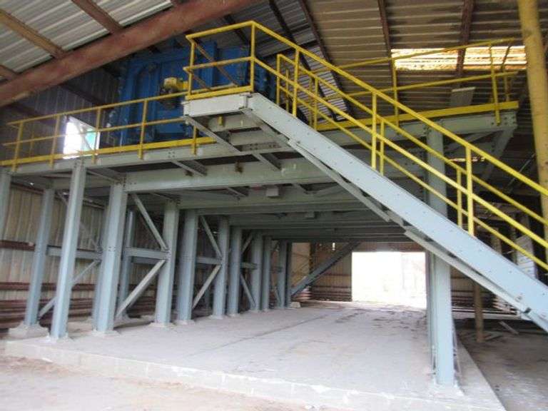 MEZZANINE WITH HEAVY DUTY I-BEAMS