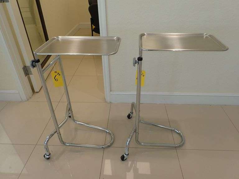 MCKESSON STAINLESS STEEL TRAY CARTS **sold 2X the money**