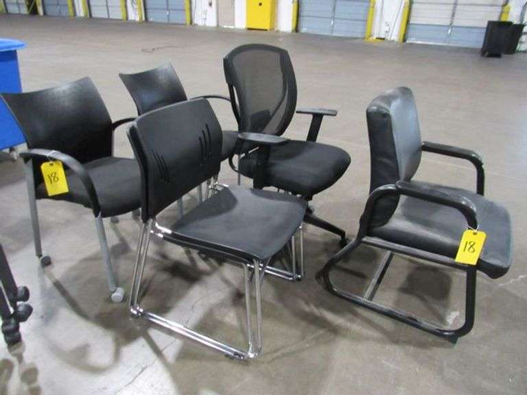 LOT, (6) ASSORTED CHAIRS AS SHOWN