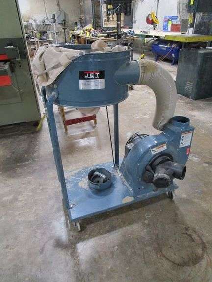 JET PORTABLE DUST COLLECTOR MDL. DC-1200, STOCK #708622, 2 HP, 230V, SINGLE PHASE