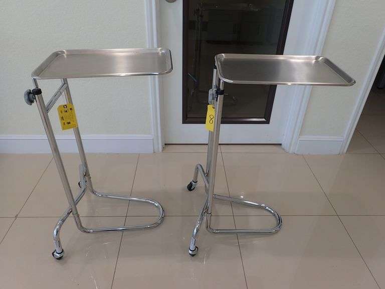 MCKESSON STAINLESS STEEL TRAY CARTS **sold 2X the money**