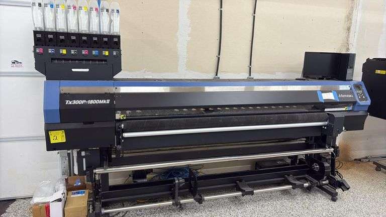 Mimaki Tx300P-1800MkII Textile Printer, 74" Max Width, 1440 dpi Resolution