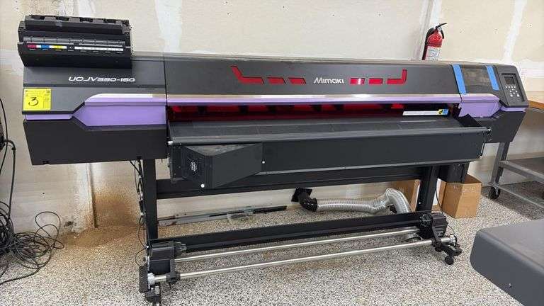 Mimaki UCJV330-160 Large Format Printer, UV-LED, 63-inch Width