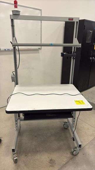 Production Basics Workbench, Adjustable Shelves, Wheels, Power Strip