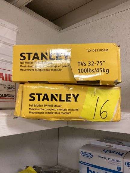 Stanley full motion TV mount 32''-75'' 100lb max TLX-D53105FM