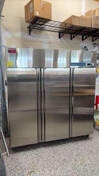 Westlake WK-72F Commercial 3-Door Refrigerator, 1455L, Stainless Steel