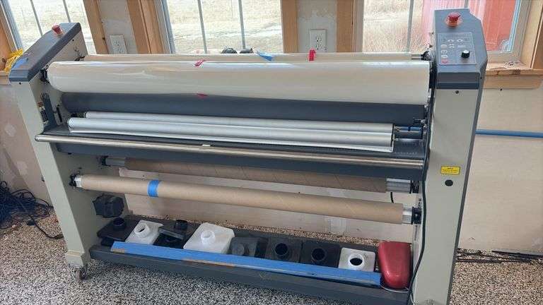 FMJ-1600-MATE Wide Format Cold Laminator, Serial 200929, 63" Width