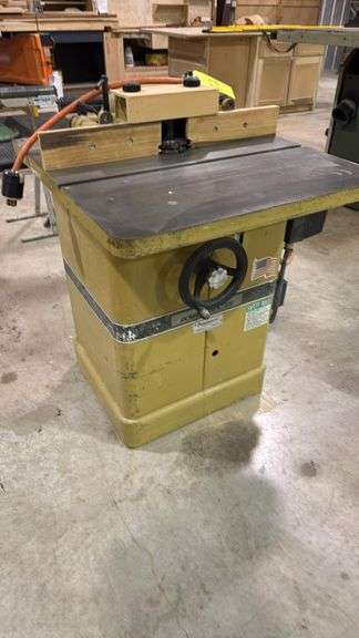 Powermatic 27 Industrial Woodworking Shaper, 5 HP, 3-Phase, 230V, Serial: 9727281
