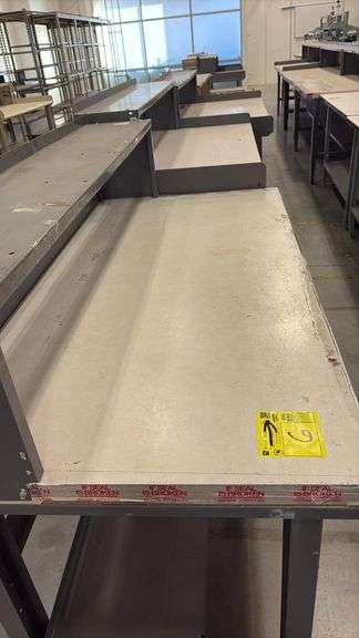 (7) assorted workbenches as shown