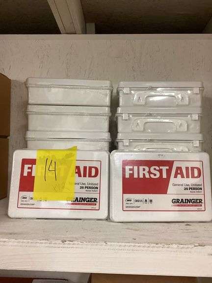 First Aid Kit General use, unitized 25 person 45NJ71 (SOLD 12X THE MONEY)