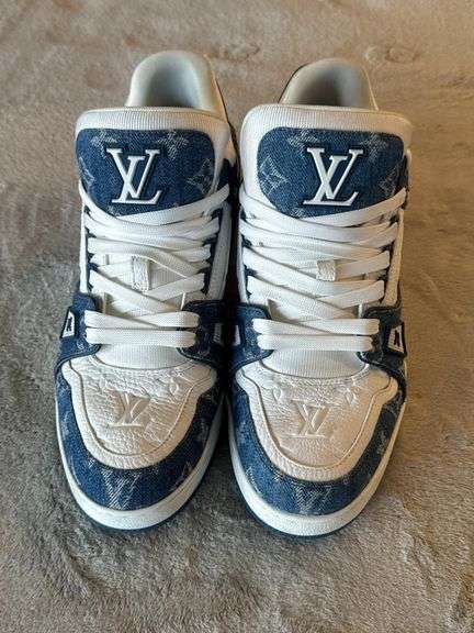 Louis Vuitton, Italian, Trainer Sneakers BM 1203, Marked Size 7
