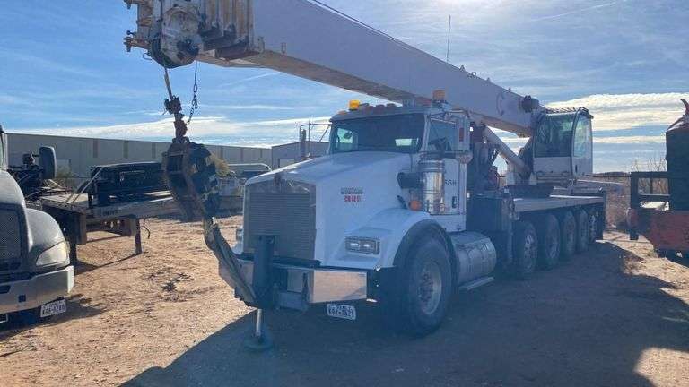 2015 Manitex 50155S Crane Truck, 50 Ton Capacity, Kenworth Chassis