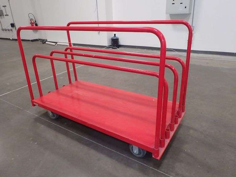 U-Line Metal Platform Truck 30" X 60" w/ (5) Handrails