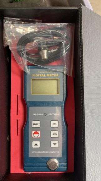 Microprocessor TM-8810 Ultrasonic Thickness Meter, Digital Display, new in case