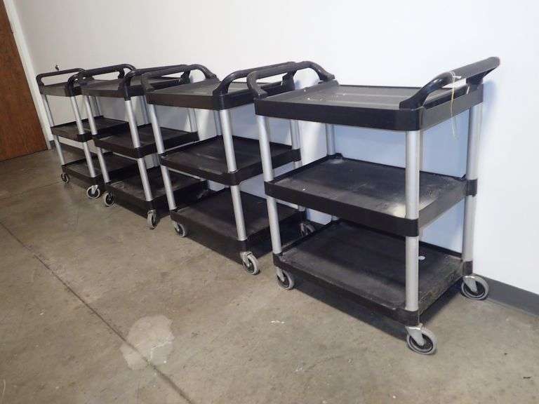 Rubbermaid Commercial Products Three Tier Rolling Cart **sold 4X the money**