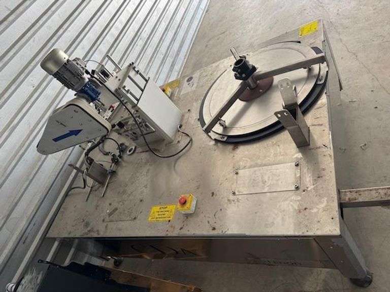 CDA Ninon MIX Labeling Machine w/ Conveyor 128" X 3.25", 2010, 208-250V, Serial: 019795