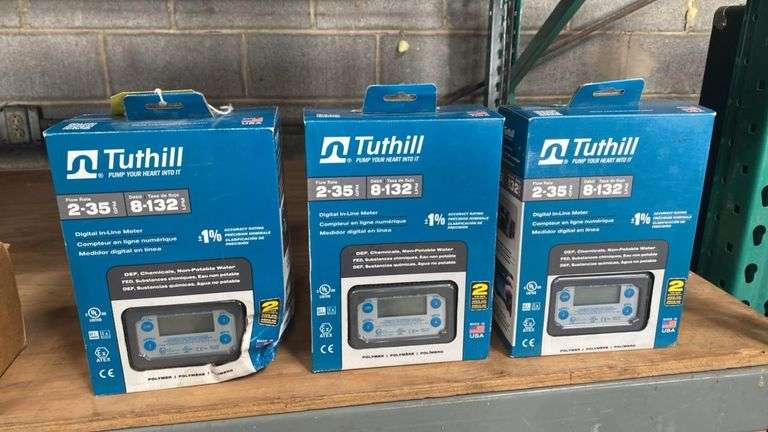 Tuthill TT10PN Digital In-Line Meter, 2-35 GPM, Polymer, NPT, USA, new in box