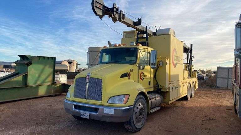 2018 Kenworth T370 Oilfield Wireline Truck, 6x4 Drive, VIN: 2NKHLJ9X1JM187283 **BATTERIES DEAD BUT MOTOR TURNS OVER AS OF 1/6/2026**