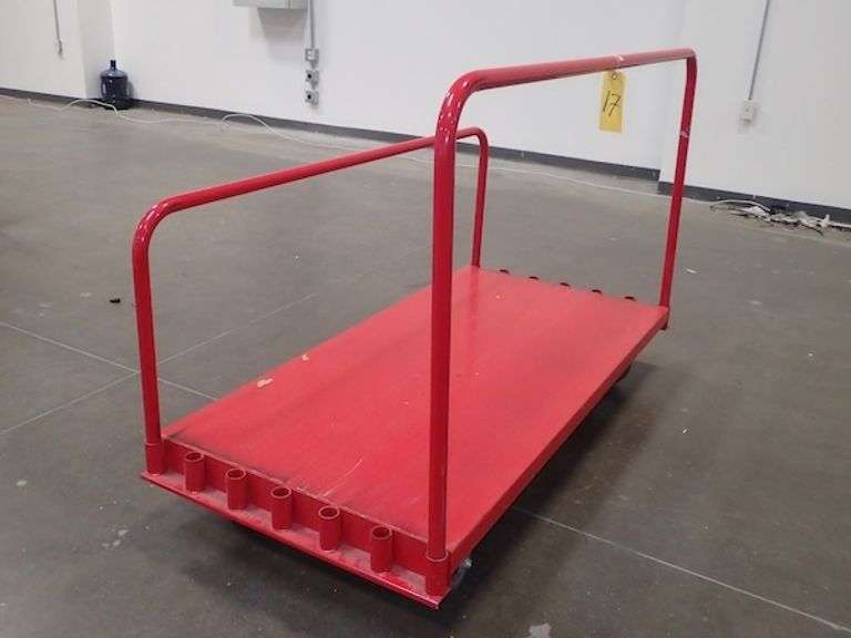 U-Line Metal Platform Truck 30" X 60" w/ (2) Handrails