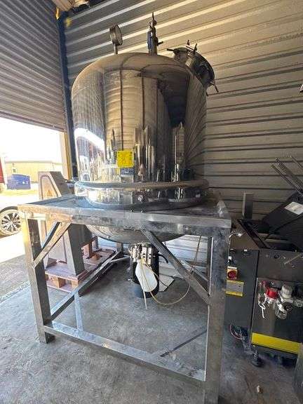 Siemens Beidde Series Industrial Mixing Tank, Model 1TL0001-1DA29-0FN2, Stainless Steel, 1000L Capacity