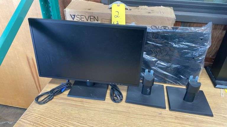 V7 21.5" LCD Monitor, Model L215AD5-2N, Full HD 1080p, HDMI & VGA