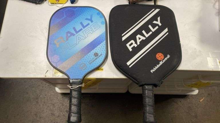 Rally Flare Pickleball Paddle, Blue Design, Paddle Cover Included