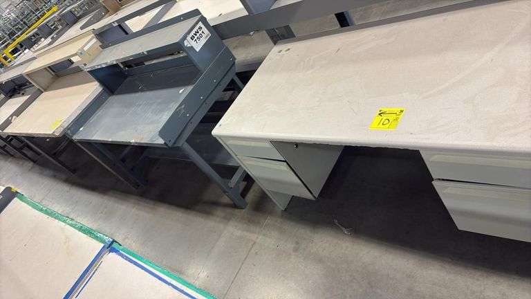 (5) Industrial Workbench, (1) desk