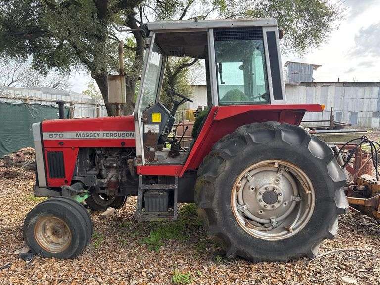Massey Ferguson 670 SU Tractor, 68 HP, 2WD, Cab, Perkins Diesel, Serial K492021