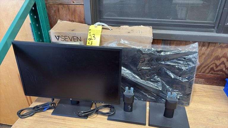 V7 21.5" LCD Monitor, Model L215AD5-2N, Full HD 1080p, HDMI & VGA