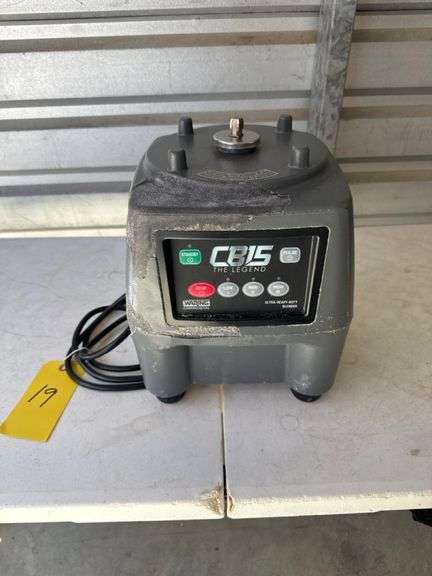 Waring CB15N Commercial Blender Base, 3.75 HP, 120V, Serial #646170, Heavy-Duty, No Jar