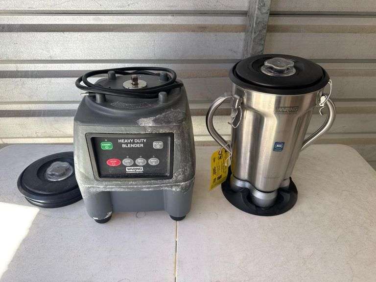 Waring CB15N 1-Gallon 3.75 HP Heavy Duty Commercial Blender Stainless Jar NSF, Serial 201016 627301