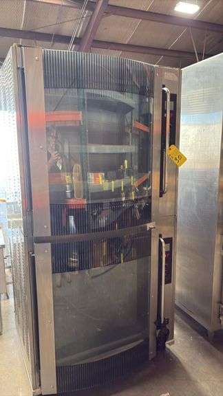 BKI Commercial Electric Rotisserie Oven, 250V 50A 3-Phase, Stainless, Glass Door, Casters