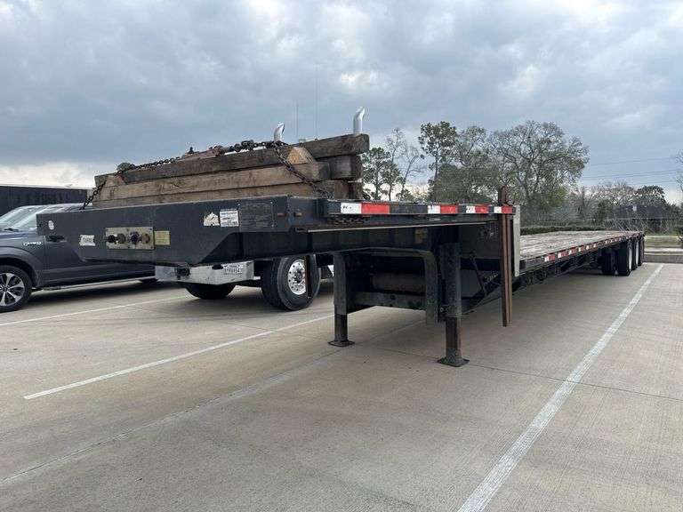 2014 Transcraft 53' x 102" Flatbed Trailer, 3-Axle, Wood Deck, VIN 1TTE533S0E3771946