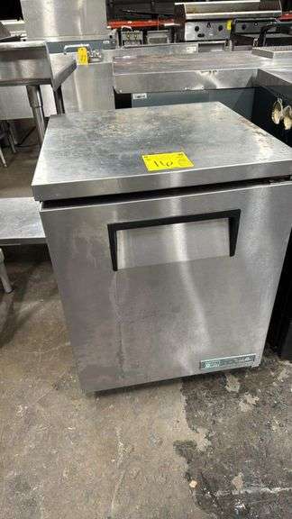 True TUC-24F-HC Undercounter Freezer, 5.2 cu. ft, 24", Stainless, 115V, Serial 9848781