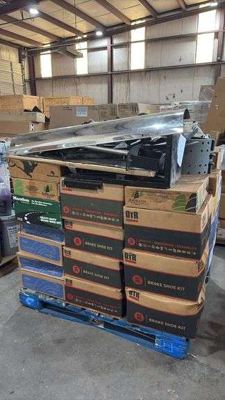 Pallet Lot: Meritor, Haldex, OTR Truck Brake Shoe Kits & Hardware